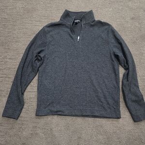 Van Heusen Men's Charcoal Zip-Up Sweater